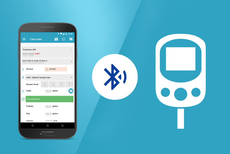 How does a Bluetooth glucose meter work?
