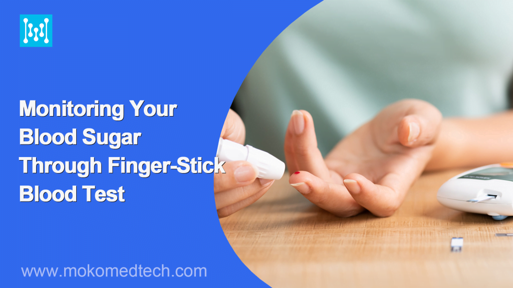 Check Blood Sugar at home with a FingerStick Blood Glucose Meter